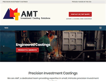 Tablet Screenshot of amtcastings.com